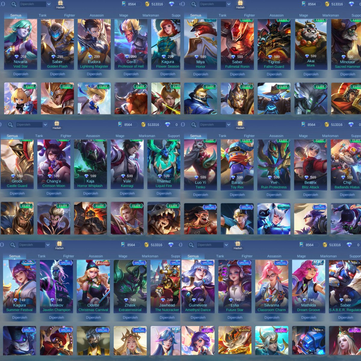 kebethere's tweet photo. WTS AKUN ML

AKUN SAFE, skin 226, anual kagura, epic rame, emb max semua, hero 132. Monsep no minus (sgmail)
Op? 175K #zonauang #zonajajan https://t.co/wOTLTLZGmA