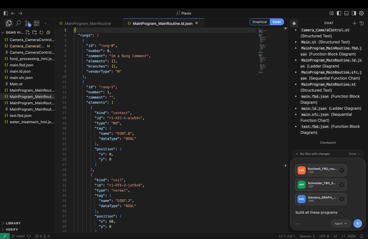 therealambadi's tweet photo. Built Plaxio to make PLC development feel modern.

AI-assisted programming, debugging &amp; simulation for Windows and macOS.

Early MVP. Every account gets 50 free AI credits.

Looking for honest feedback from you.

https://t.co/fdqWDCRKCN

#PLC #IndustrialAutomation #AI https://t.co/nHb4315JiW