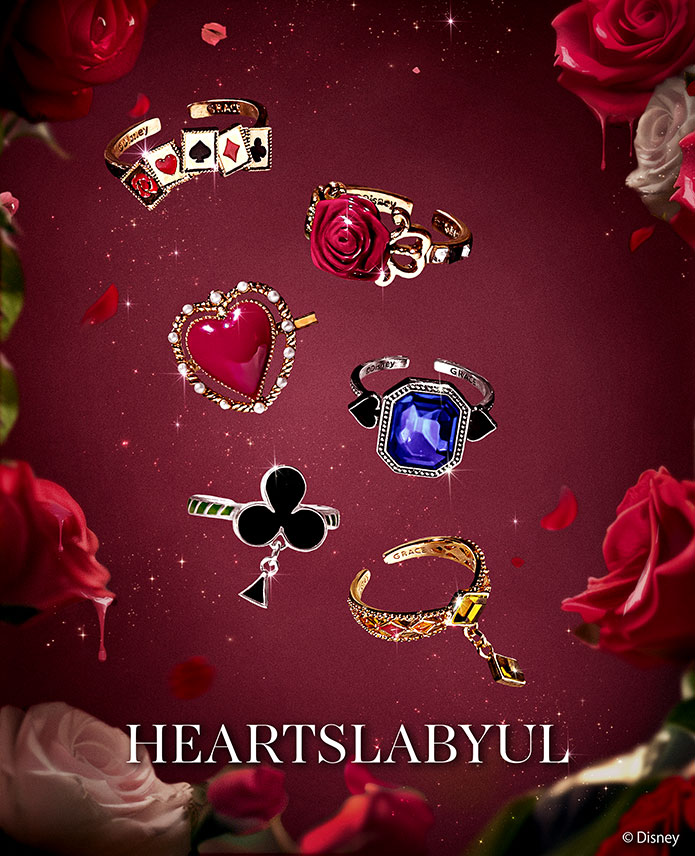 mayla_classic's tweet photo. 『ディズニー ツイステッドワンダーランド』
#ハーツラビュル寮 をイメージしたリングセット https://t.co/duqQ2JuyyN