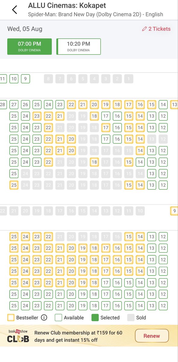 sarcasticdudee's tweet photo. Nen chusthundi nijameh allu cinemas unblock chesadu dolby cinema tickets 🫡@AlluCinemas https://t.co/KwouRpXzzd