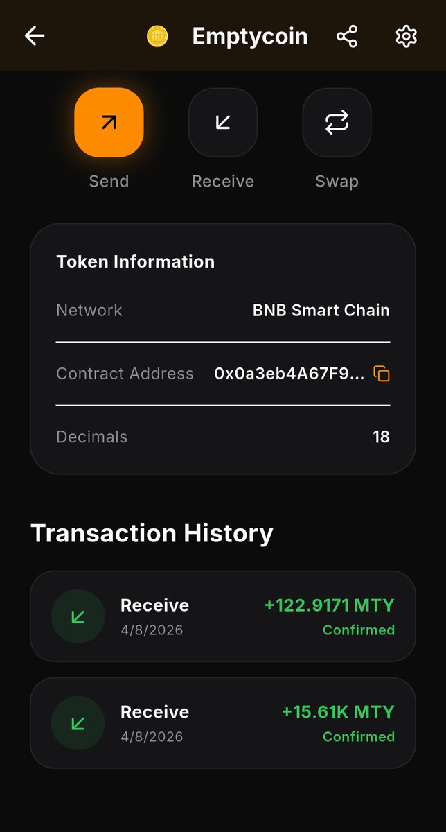 OCITANoo's tweet photo. Keep buying as much you can affort....

@mptybc will be the next BITCOIN , this time just from Africa 🌍💎✅️

This is a thief price right now, enjoy guys ⏳️⌛️⚡️☄️

2M supply ✅️
10% burned ✅️
Staking ✅️
800 Holders ✅️ https://t.co/lQMc1fu1Iz