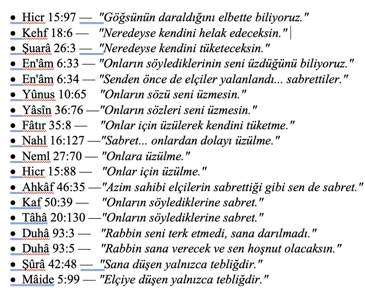 ilker_tr_ankara's tweet photo. Muhammed Nebi'yi Kuran'dan tanımak :

Hiç kolay bir yaşamı olmamıştı. Resulullah'ı teselli eden, sabra teşvik eden, moral veren ve görevini hatırlatan ��ok sayıda ayet vardır. Ne kadar zorlandığını, üzüldüğünü, reddedildiğini ama Allah'ın onu sürekli desteklediğini görüyoruz. https://t.co/VYCMNNZ7SN