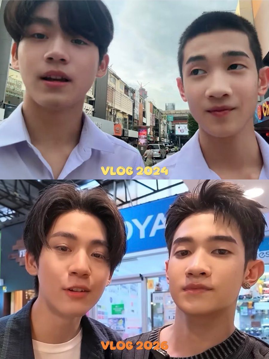 lakyimst's tweet photo. Vlog2024 &amp; Vlog2026 เหมือนเดิมเลยนี่นา💙💚

#AlmondProgress https://t.co/zNm2Jugaa3