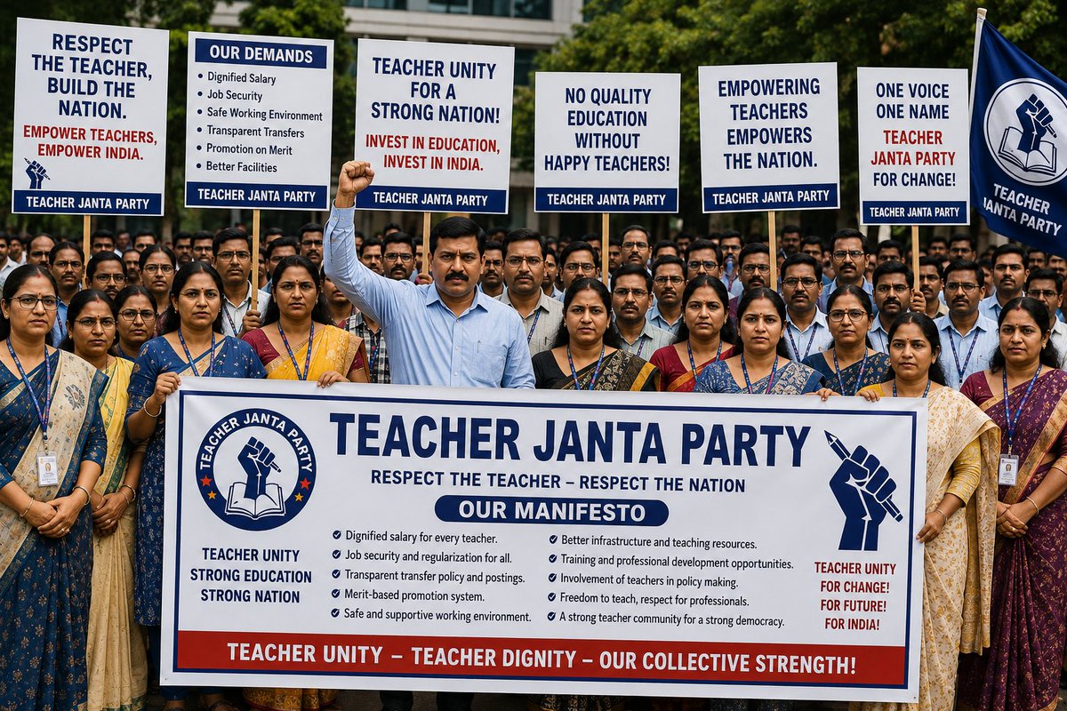 ashu011998's tweet photo. Support Teacher Janta party https://t.co/fitQF3HStz