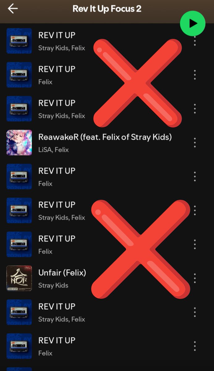tempo54_'s tweet photo. There are big solo fanbase with huge followers spreading unfiltered playlists &amp; telling their followers to stream those spam playlists 🚨 This will cause Spotify detect your streams as bots &amp; will be affected by mass deletions by Spotify later 💀

Do not stream those playlists ❌ https://t.co/Tsm7YZpd87