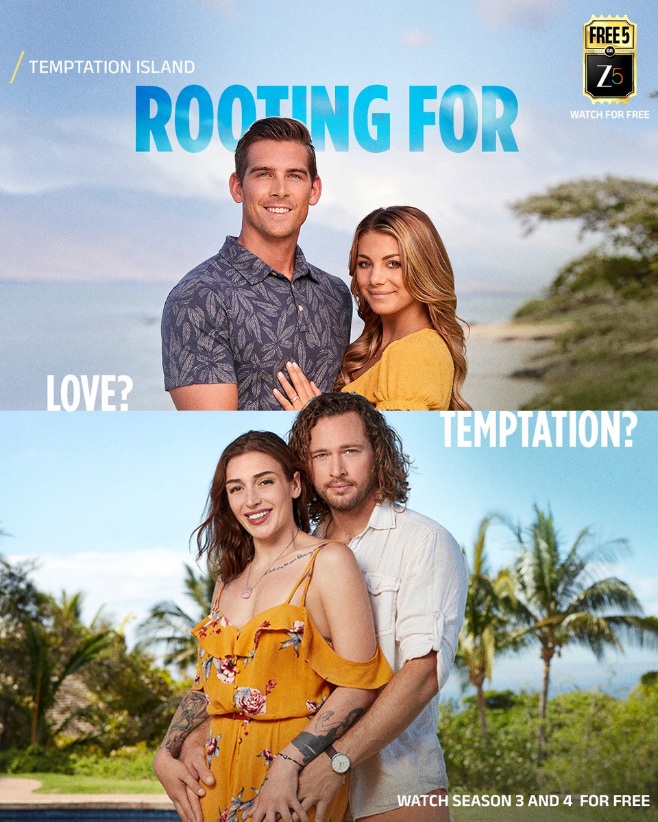 ZEE5Shows's tweet photo. Whatever you are rooting for, experience it now!

Watch Temptation Island for free on Free5OnZee5

#Free5OnZee5 #TemptationIsland #Free5Shows #EnjoyForFree https://t.co/qjoWJzuF3q