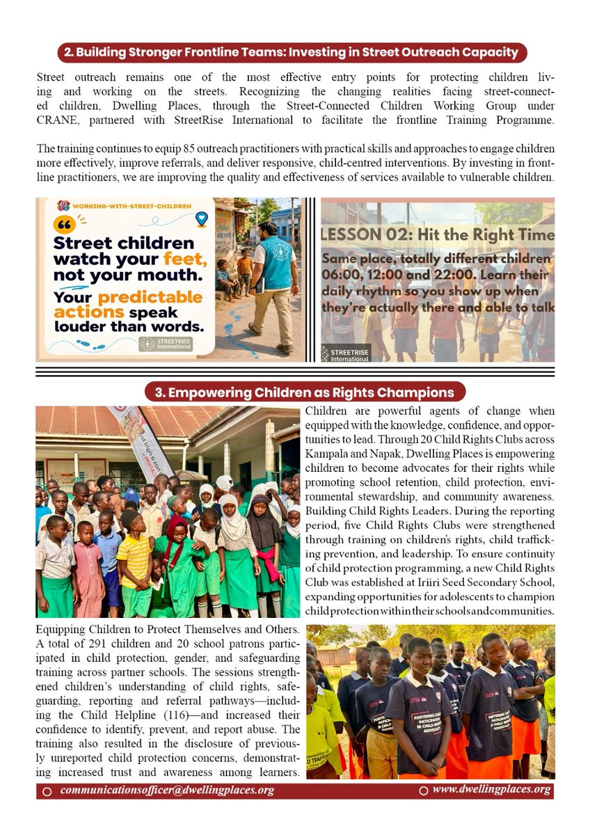 mckivumbi's tweet photo. ๐จ Our July 2026 Newsletter is here!
Edition highlights how we're preventing child trafficking through frontline protection, child rights clubs, street outreach community action.
THEME: #TrappedBehindTheScam
Together, we can protect every child. ๐ฉโ๐งโ๐ฆ
๐ https://t.co/M4HjTjlqZd https://t.co/1CflP8uHVs