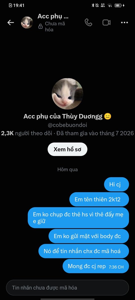 nbich24312's tweet photo. @cobebuondoi Em gửi ảnh cj ko đc mong cj rep https://t.co/I5jOucfh1t