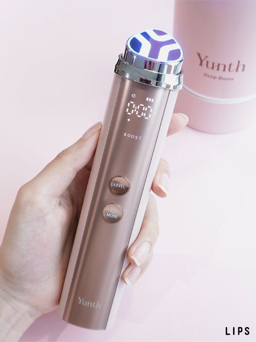 Yunth（ユンス） 美顔器・美容器 Deep Boost（ディープブースト）ピンク
