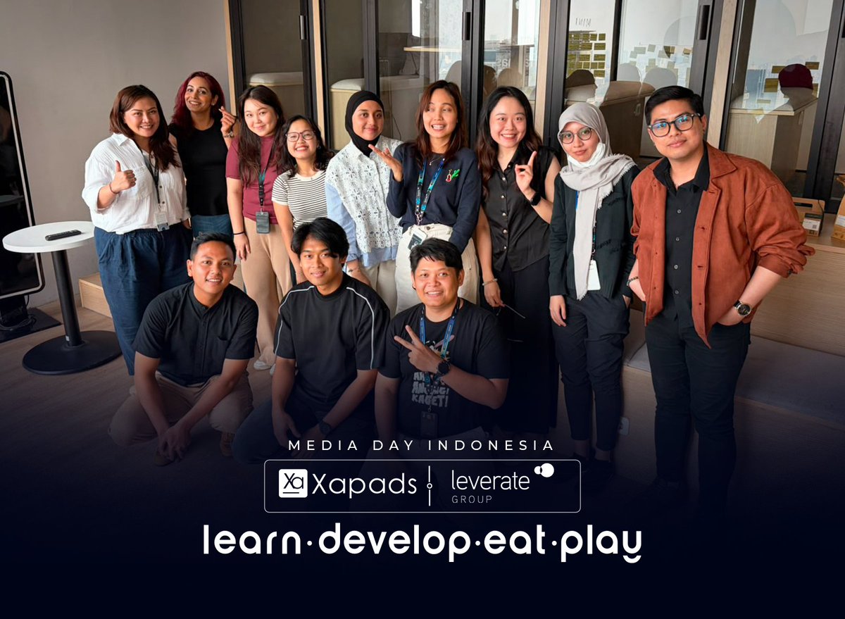 xapads's tweet photo. Another stop. Another chapter added to the season. 

Episode 2 of Learn. Develop. Eat. Play. Season 4 brought us to Indonesia, where we spent the day with the Leverate Group exchanging ideas &amp; making room for new possibilities. 

Here's a glimpse from the day. 🇮🇩

#Xapads https://t.co/zqmDjyZ8qG