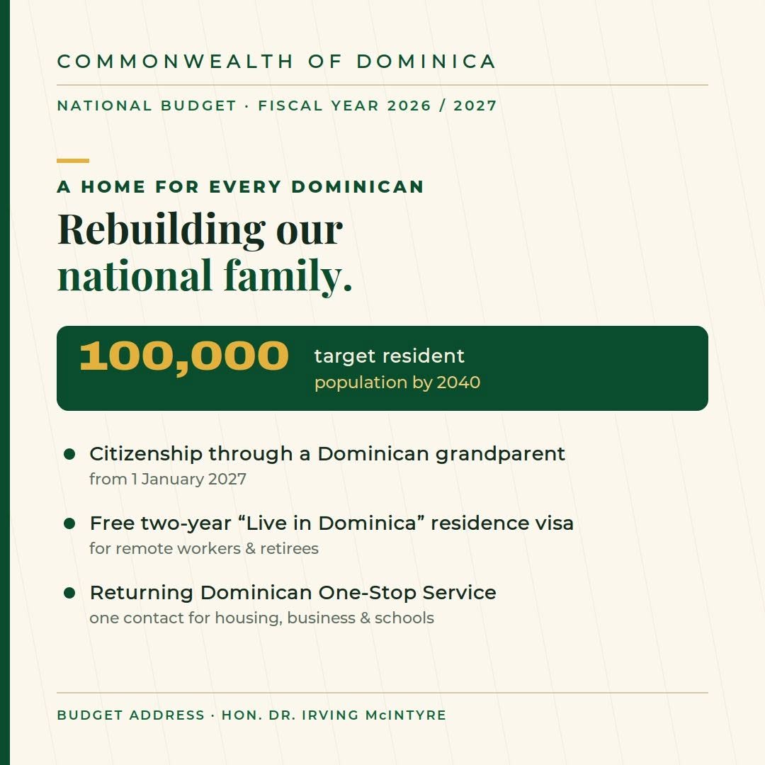 SkerritR's tweet photo. A home for every Dominican - Rebuilding our national family.
#Dominica #NationalBudget #ProtectingOurProgress https://t.co/pU4NEZ3O9u