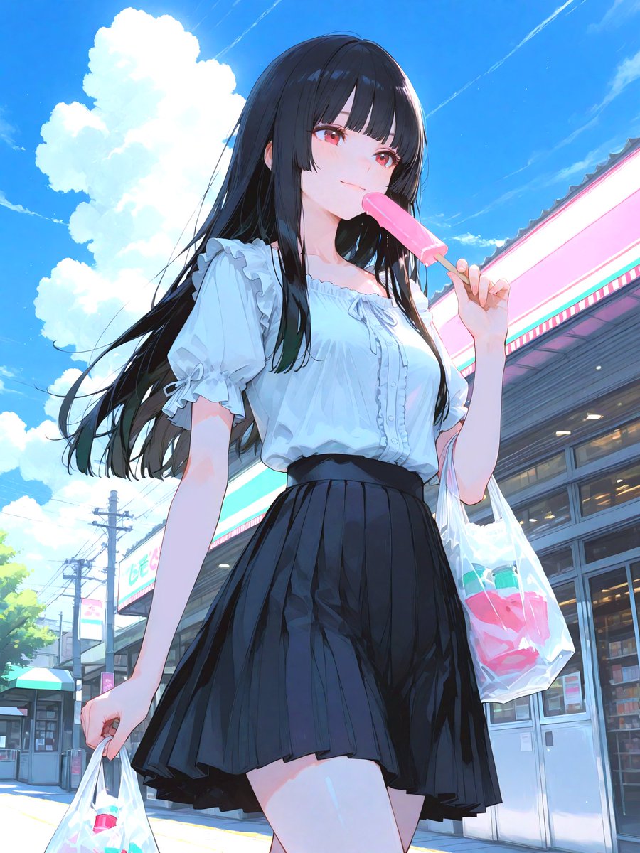 Gyros_Pita_'s tweet photo. 夏の新作まとめ買いでルンルン✨

@PixAI_Official
#わくわくアイス祭り #PixAI #Hoshinov2  PR https://t.co/yAHhqsHw8q