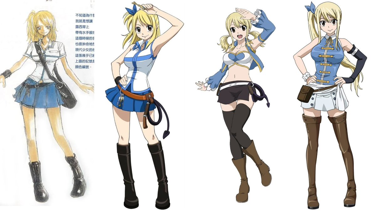 leo_sing96's tweet photo. Daily Lucy

From the initial character design to the last season design 👉💛 https://t.co/6yEXFhQRh8