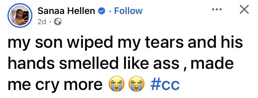 Moshe_Meso's tweet photo. Single moms are going through alot 😭😭 https://t.co/QNs7W7jRFg