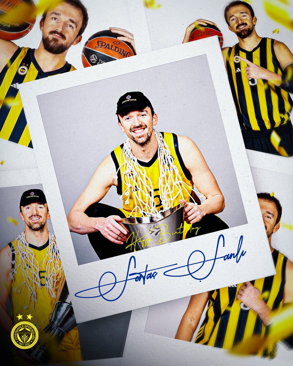 FBBasketbol's tweet photo. Bugün oyuncumuz Sertaç Şanlı'nın doğum günü. Mutlu yıllar Sertaç! 🎉 https://t.co/gIj3iLNSMC