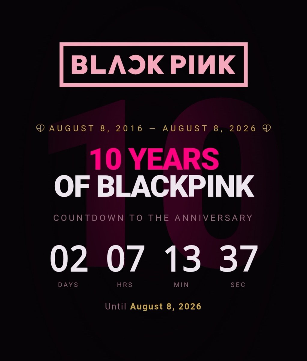 Wakeazul's tweet photo. Only 2 days left @BLACKPINK  you're sick https://t.co/8OTrSWj1Bp