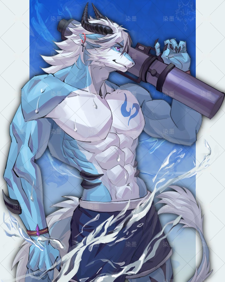 RMowolf's tweet photo. commission：
summer～ https://t.co/e1mJc9oKSo