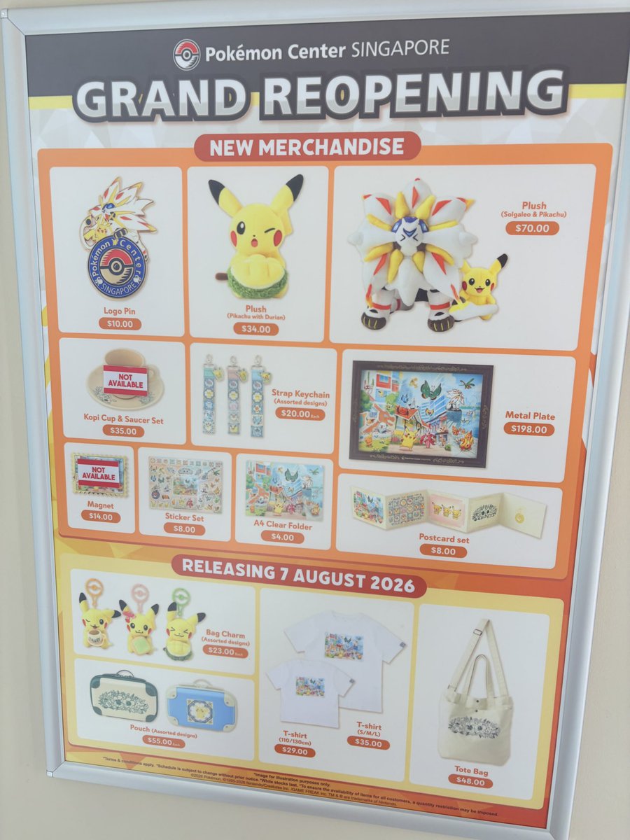 ポケモンセンターシンガポール！ ソルガレオ＆ピカチュウ！ ピンバッジ