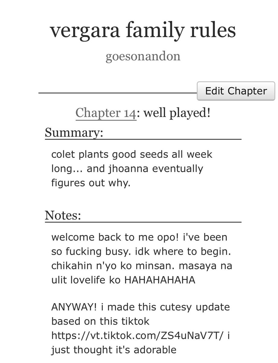 cuppofjho's tweet photo. hello! a new chapter of #vfr is up where: 

mama🐺 planted her good seeds all week long and mommy 🐥 eventually figures out why. ⛳️🏌🏻‍♀️

everybody come drown on family fluff 🥳 

link here https://t.co/uBlsFScccj #jholetau https://t.co/1dhyHl4wHS