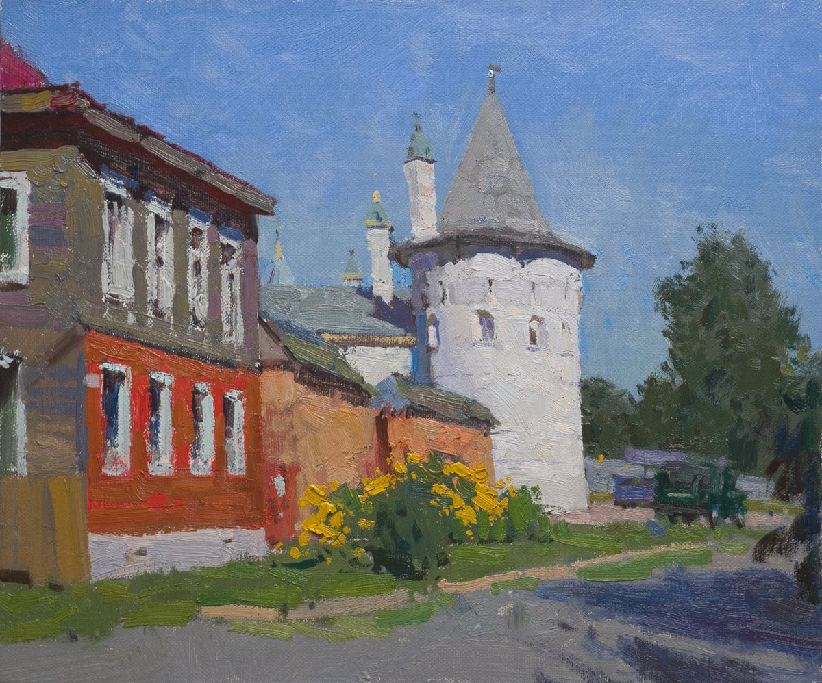 pleshkov_art's tweet photo. Улица в Ростове Великом 
2026. Холст, картон, масло.
25х30 см

Есть видео про то, как написать такую картину. 
Ссылка на видео в шапке профиля. 
Две серии общий протяженностью 4 часа.

#pleinair #arttutorial #painting #landscape https://t.co/OXcMhn2tiX