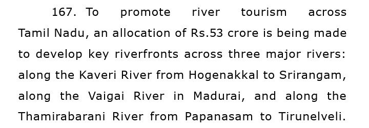 ramsundaramTOI's tweet photo. #Madurai gets little beyond a new law college. There is no mention of major infrastructure push in #TNbudget2026.

@mdu_corp estimated ₹76 crore for Vaigai river front development, but the govt has alloted ₹53 crore to be shared with the Cauvery &amp; Tamirabarani. Is that enough? https://t.co/RE684GQOEO