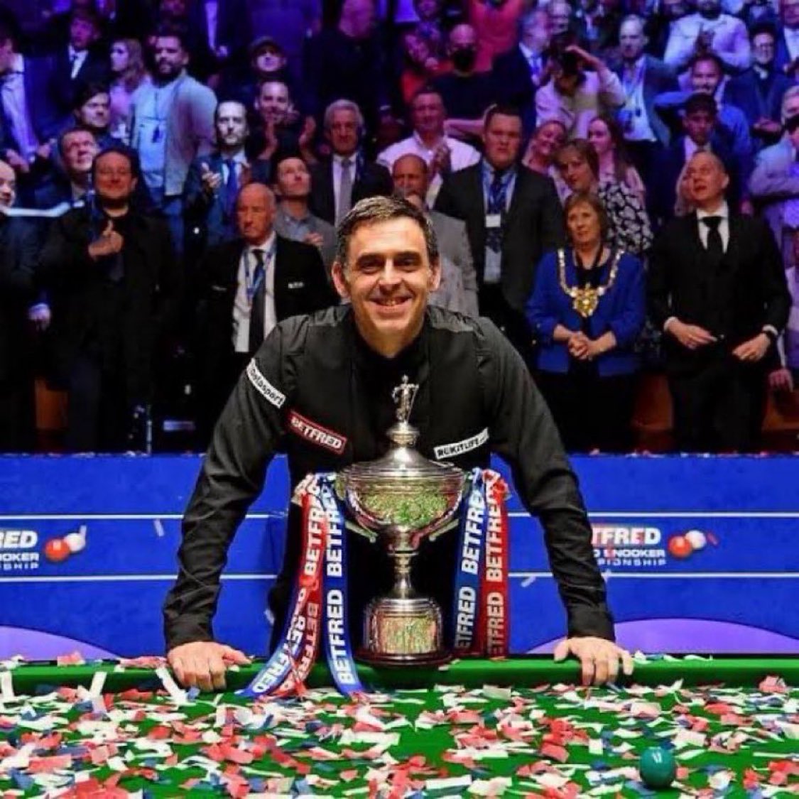 ILoveSnooker_'s tweet photo. Ronnie O’Sullivan:

🏆 7-time World Champion
🏆 8-time UK Champion
🏆 8-time Masters Champion
🏆 1-time Seniors Champion
🏆 41 Ranking Titles
⭐️ 1,330 Century Breaks
⭐️ 17 Maximum Breaks
⭐️ Highest Break: 153
⏳ Fastest Maximum Break in 5’08’’, unbeaten for 29 years

🐐 The GOAT https://t.co/30J37QF8Cf