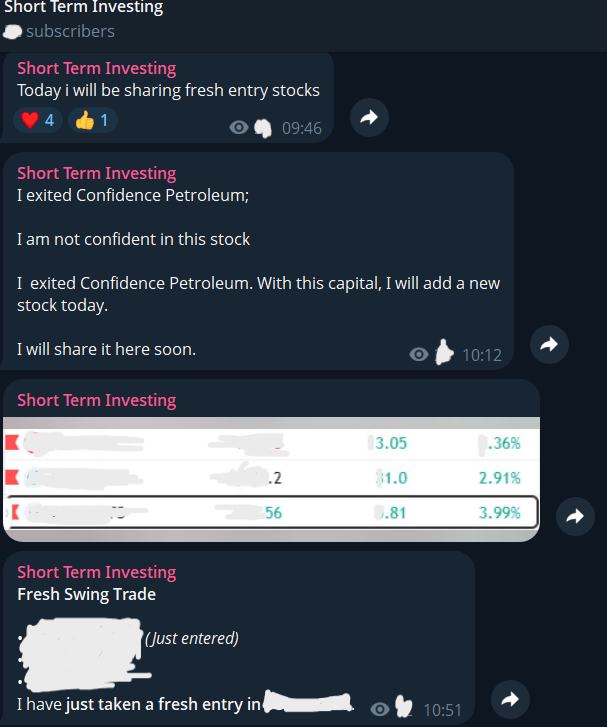 simrr124's tweet photo. Just shared 3 fresh swing trade entry signals with members. 

The entry, target &amp; stop loss have been shared.

In the following messages, members also get the chart and complete trade plan in a structured format.

Join Swing Trading Group — link in bio. 

#nifty #stockmarket https://t.co/GIOziSRHK9