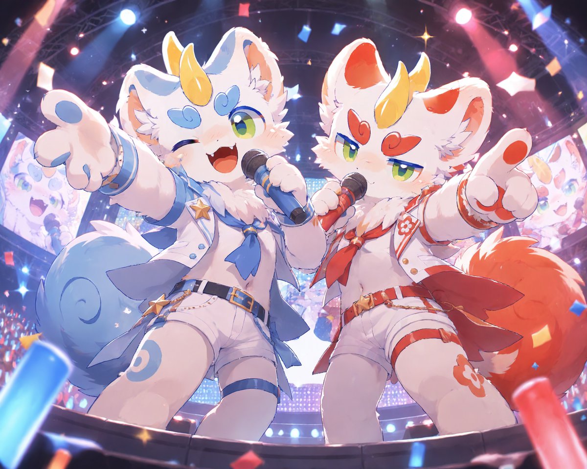 AwboBay's tweet photo. #有兽焉 #辟邪 #天禄 #FabulousBeasts
兩兄弟一起去當偶像
Both brothers debuted as idols!✨ https://t.co/xrVMo2WA9E