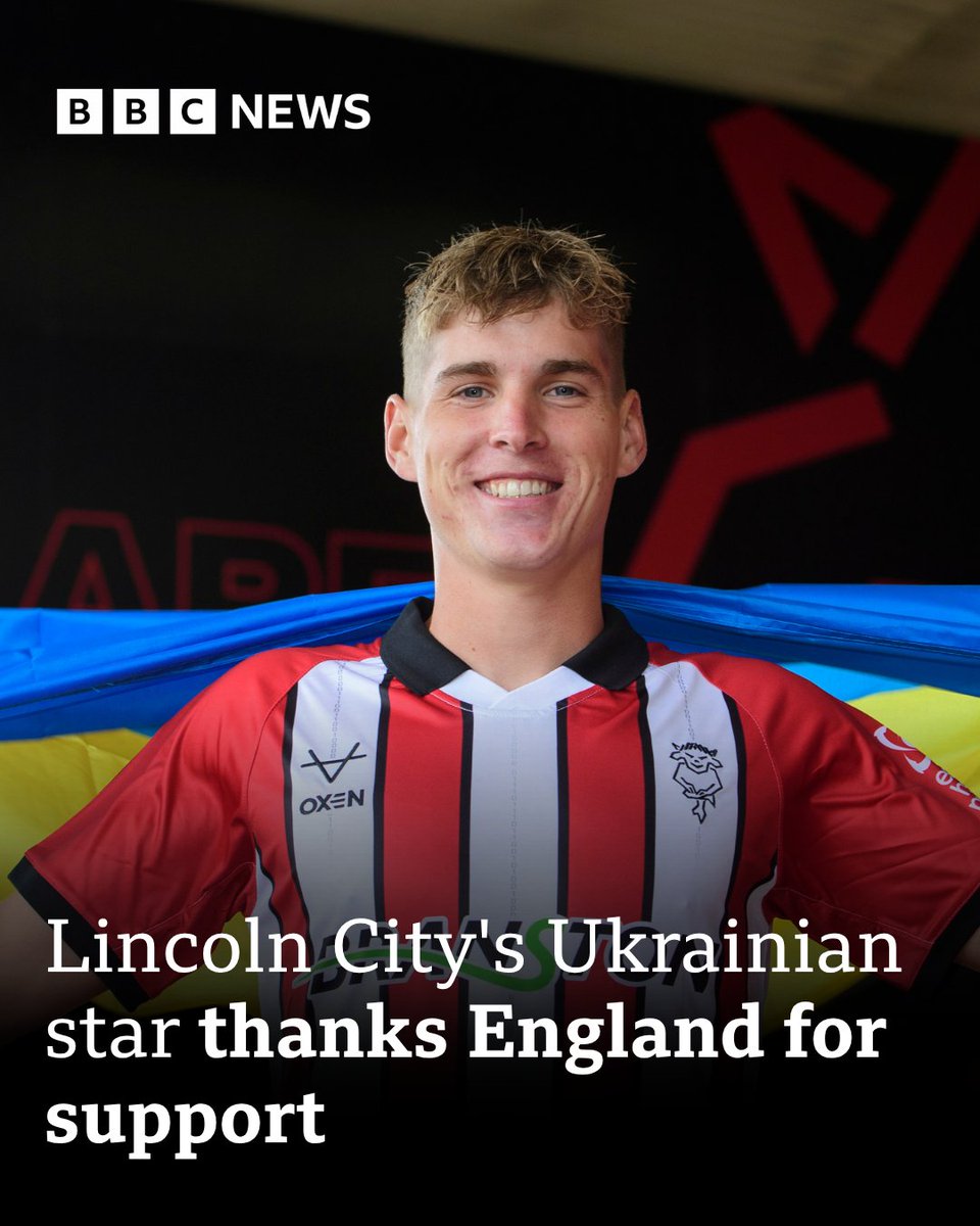BBCRadioLincs's tweet photo. "England helped Ukraine a lot, and I really appreciate this." 🇺🇦

Lincoln City's Ivan Varfolomeev opens up about life in England and the family he calls every day in war-torn Ukraine. 

Read more: https://t.co/cKmxERiB6t https://t.co/gQXCzn7GBZ