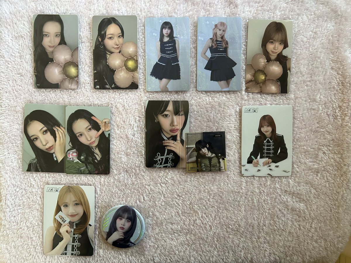 xq_01n's tweet photo. ME_I交換

譲り:画像1.2枚目

求め3.4枚目の村上璃杏

お守り、楽天激求😭‼️

鼓は条件のいい方優先🙏🏻🩷🩷

郵送のみ📮

お気軽にお声かけください🙇‍♀️

#ME_I #ME_I交換 #ME_Iトレカ交換 https://t.co/DVLRk5ecMs