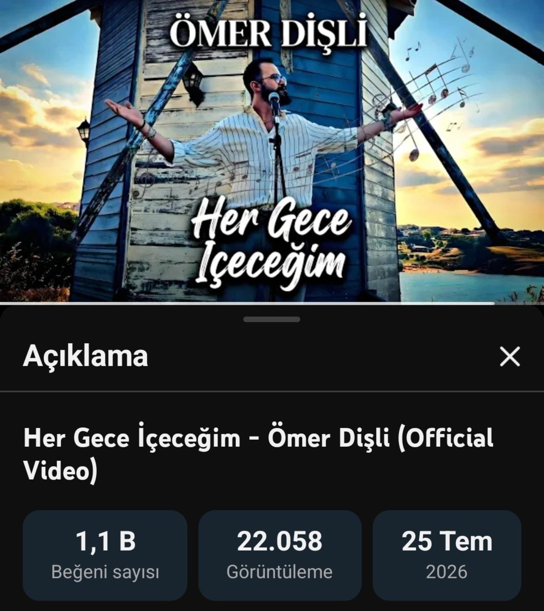 omerdsl's tweet photo. https://t.co/NPEHkXjuIY
25K ya taşıyalım beğeni yorum yaparak destek olabilirsiniz 🎶🙏 https://t.co/0Y9rOD0R1X