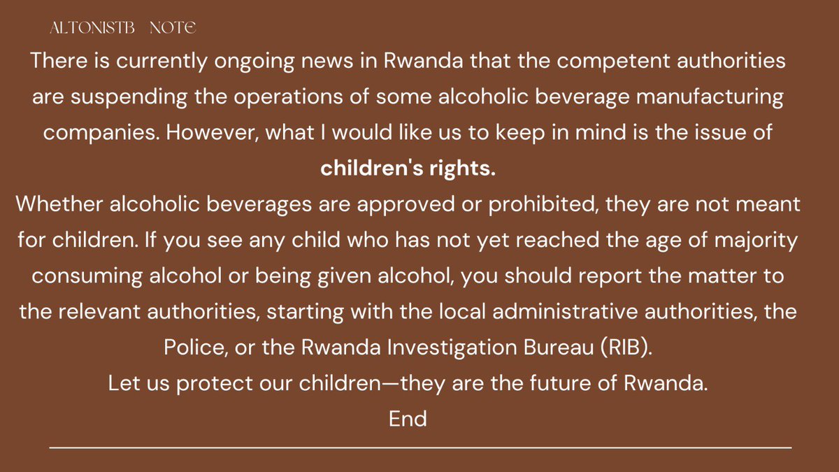 Altonist_b's tweet photo. Let us protect our children—they are the future of Rwanda.
@Rwanda_Child @unicefrw https://t.co/sAgsTUl52H