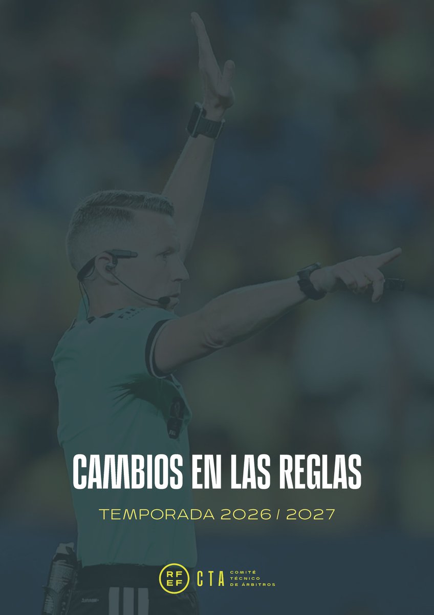 asturfutbol's tweet photo. ✋Importante 

📄 La información que todos y todas debemos conocer...

𝗖𝗮𝗺𝗯𝗶𝗼𝘀 𝗲𝗻 𝗹𝗮𝘀 𝗿𝗲𝗴𝗹𝗮𝘀 𝗱𝗲𝗹 𝗷𝘂𝗲𝗴𝗼 𝟮𝟲-𝟮𝟳
🔗 https://t.co/LzUyty6mmX https://t.co/yhNqCzVlaV