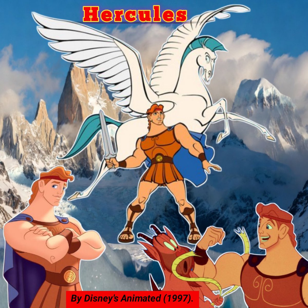 BuHarilife's tweet photo. Title: Disney’s Animated Hercules (1997)
A fun animated musical about the son of Zeus who must prove himself a true hero on Earth with the help of his trainer Phil. https://t.co/ADAFsOJ3Ws