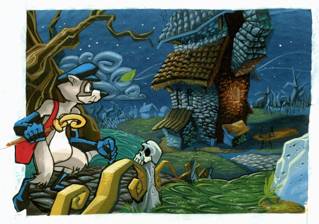 PlayStalgiaX's tweet photo. Sly Cooper and the Thievius Raccoonus concept art https://t.co/TcGRZn3fZV