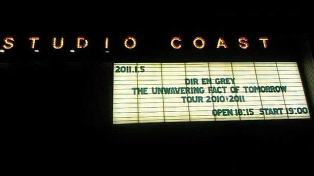 enjoyRope's tweet photo. 2011.1.5 DIR EN GREY THE UNWAVERING FACT OF TOMORROW TOUR2010-2011 at SHINKIBA STUDIO COAST
#DIRENGREY
#THEUNWAVERINGFACTOFTOMORROW
#STUDIOCOAST
#新木場
#LIVE
#ARCHIVE https://t.co/4x1WOJH1XB