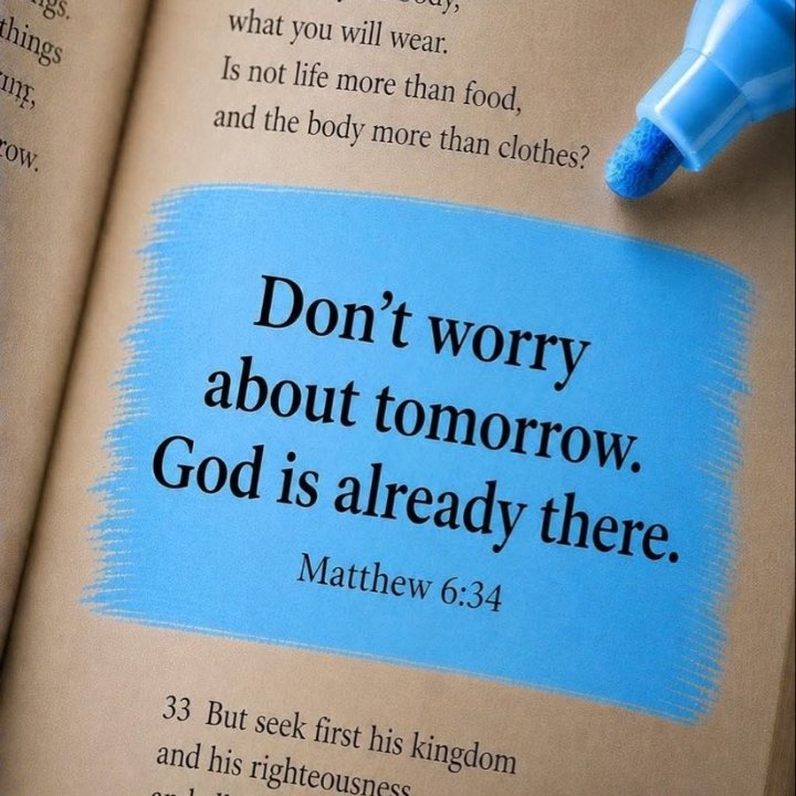 altinekasre1's tweet photo. “Don’t worry about tomorrow. God is already there.”

Matthew 6:34 https://t.co/IX7Yd3yP30