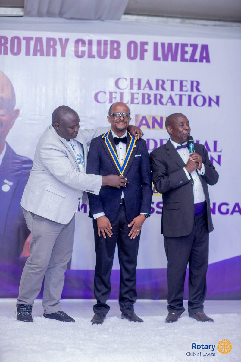 RotaryLweza's tweet photo. SNIPPET: Our Charter &amp; Installation celebrations. The start of #ServiceAboveSelf https://t.co/fycZKwZxri