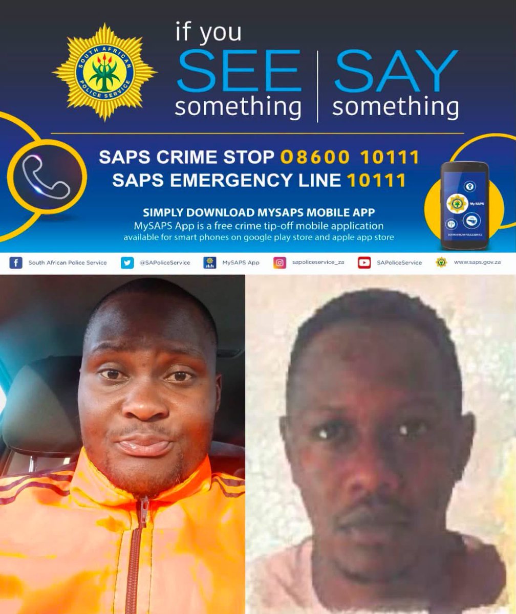 SAPoliceService's tweet photo. #sapsFS [TWO PERSONS OF INTEREST SOUGHT BY POLICE TO ASSIST WITH A FRAUD INVESTIGATION]

The #SAPS Free State Provincial Commercial Crimes Investigation Unit based in Welkom is investigating a case of fraud. This is after a 37-year-old female was swindled out of two hundred and ninety thousand rands (R290 000) by her lover and his acquaintance.

It is alleged that on 1 June 2026, the victim was convinced by her partner to make a financial investment. They then spoke telephonically to a male who identified himself as Mr Mark from an alleged investment company. During their conversation, Mr. Mark allegedly requested the victim and her boyfriend to invest an amount of one million rands (R1 000 000) with an expected return on investment of R1.2 million.

On 4 June 2026, the victim invested an amount of one hundred and thirty thousand rands (R130 000) from her personal bank account into the Visitor Point investment account. She further deposited an amount of one hundred and sixty thousand rands (R160 000) the following day. Her boyfriend then promised to deposit the remaining difference into the investment company's account.

Two weeks later, the victim realised that something was amiss when she could not get hold of her partner or Mr Mark. The victim came to the realisation that she may have been defrauded she then reported the matter to the police. A case of fraud was registered for further investigations.

Shariffe Joseph Lobato and Maurice Mulindwa (38) have been identified as persons of interest. It is believed they may assist police with investigations.

Police are urging anyone who could help trace the persons of interest to come forward with information. D/Constable  Sesing of the Provincial Commercial Crimes Investigation Unit can be contacted on 083 875 4897. Alternatively, information can be shared anonymously by contacting the #CrimeStop Number on 08600 10111 or by sending a tip-off through the #MySAPSApp. 

 #WANTED #PartnershipPolicing #CommunityPolicing ST

https://t.co/xIHycwjdSx