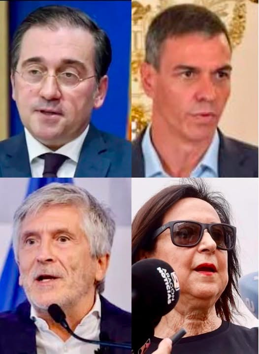 Rober_Alcaz's tweet photo. Estas 4 calamidades mienten descaradamente y echan la culpa a otros de sus propias miserias e ineptitudes. Quieren salvar su culo eludiendo responsabilidades.
“Nadie les avisó” de la entrada de 72.000 invasores  en Ceuta y que el CNI “nada les dijo"
FALSOS Y COBARDES. https://t.co/npprNd5ad8