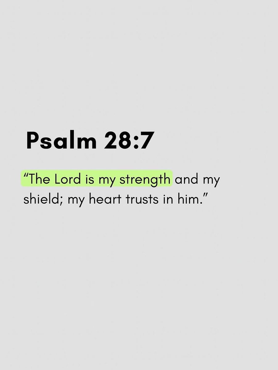 FuelTheSoul_'s tweet photo. The lord is my strength https://t.co/7OOPbTnKd9
