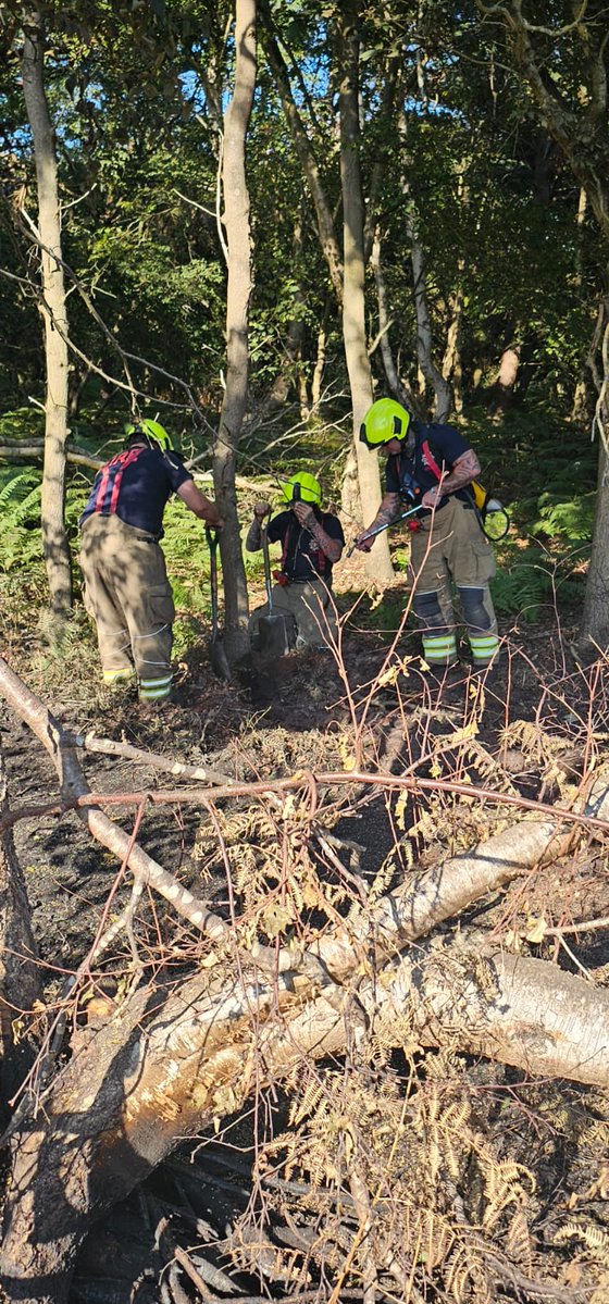 LeicsFireRescue's tweet photo. UPDATE: We have been asked by Suffolk Fire and Rescue Service to continue to assist them in tackling the wildfire at Dunwich Heath. Our crew of four Firefighters and one spare appliance will remain at the scene until Friday 07 August. Our operational capability remains unchanged. https://t.co/yFARansp9I