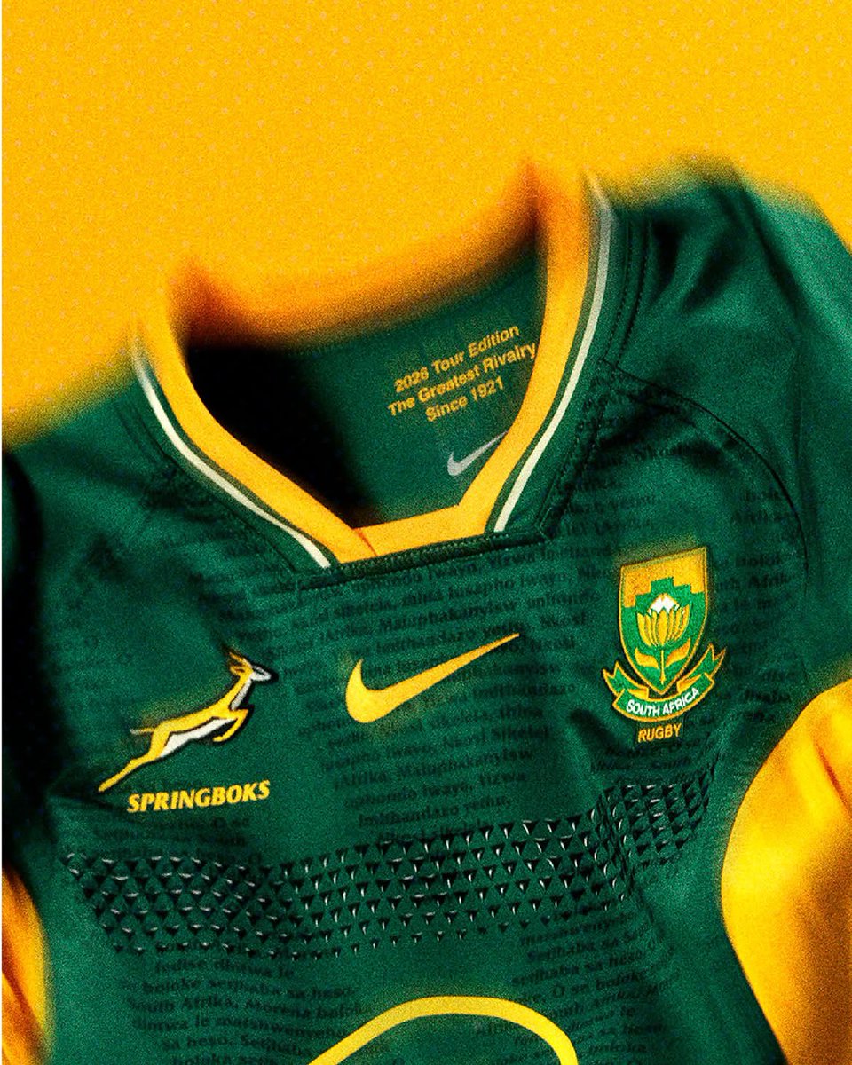 DummySwitchPod's tweet photo. 🚨New Bok Kit For Rugby’s Greatest Rivalry 🚨 https://t.co/SOlkpcSM9L