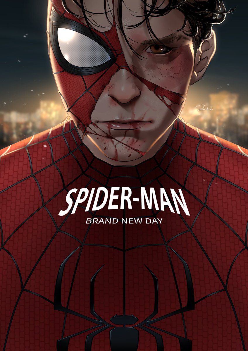 sylvia_illus's tweet photo. The Spider-Man we’ve been waiting for.🤟🕷️

#spiderman #brandnewday #fanart #illustration #poster #tomholland https://t.co/sqTONyjmhb