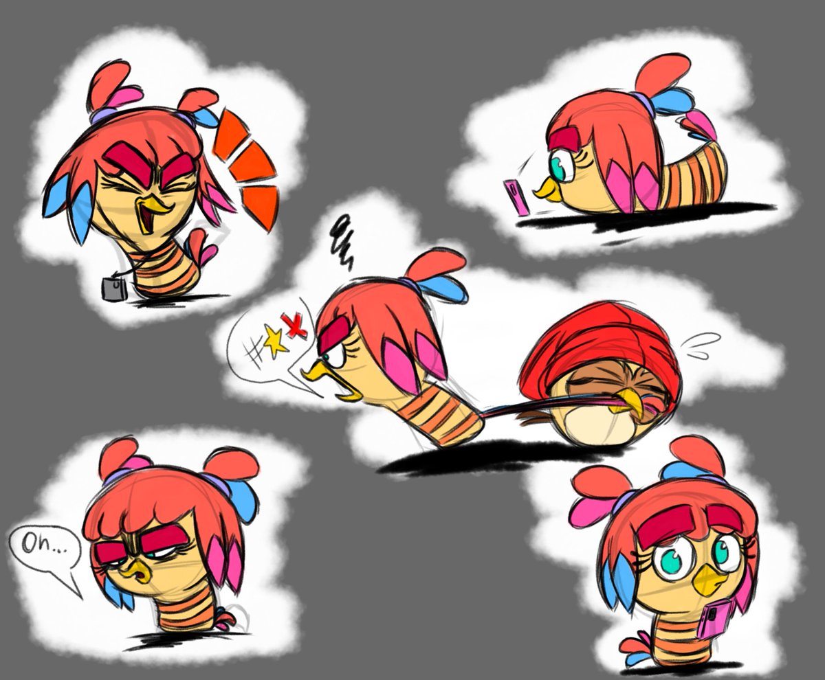 rementizo_john's tweet photo. What I think classic June would look like

Let me know if I should do her siblings as well

#TheAngryBirdsMovie3 #angrybirds #Rovio #AngryBirdsFanart #concept #sketches https://t.co/zecmx4kCPW