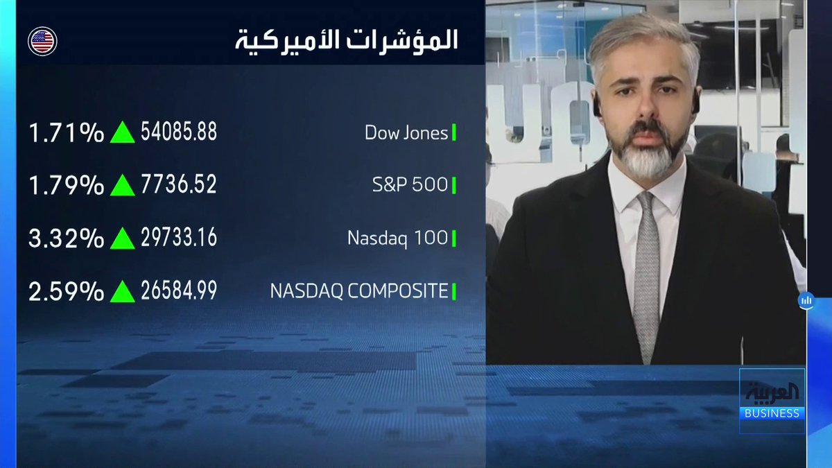 رئيس الأبحاث في مجموعة إكويتي أحمد عزام: استقرار الإمدادات النفطية عبر مضيق هرمز قد يؤدي لخفض أكبر في أسعار النفط وزيادة التفاؤل الاستثماري. سهم شركة SpaceX يواجه اختباراً مهماً بسبب إمكانية إتاحة 911 مليون سهم للبيع بعد انتهاء فترة الحظر نبض السوق _Business لمزيد من التحليلات وأخبار الاقتصاد.. تابعوا "العربية Business" مباشرة على يوتيوب 