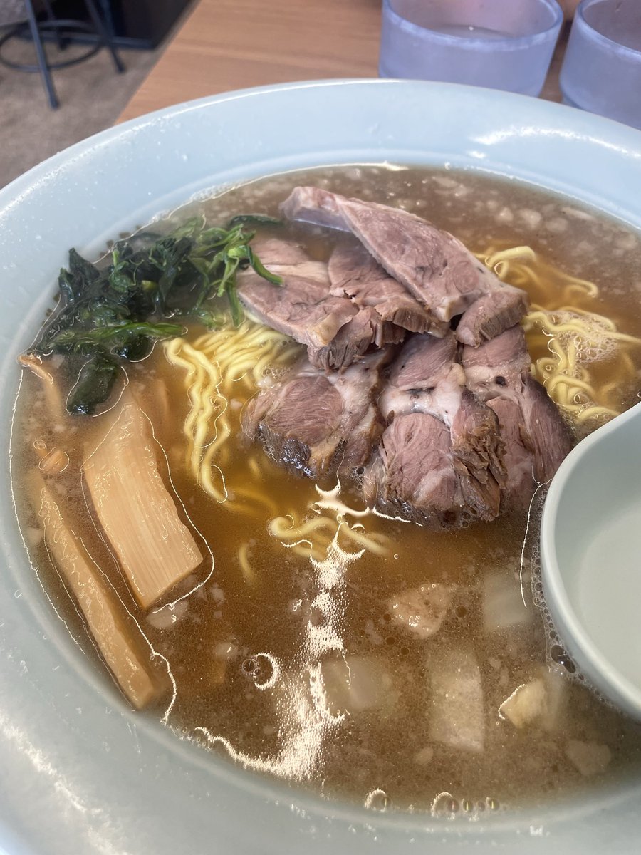 RARK30040772's tweet photo. ラーメンショップ��酒々井SP前店

3度目の訪問で念願の実食🍜

チャーシューメン中盛り🍜

柔らかいチャーシューとメンマ

スープがうまい😋

ご馳走様でした！！　2026.8.4
#ラーメンショップ #酒々井 #ラーショ https://t.co/AHQcOaBejd