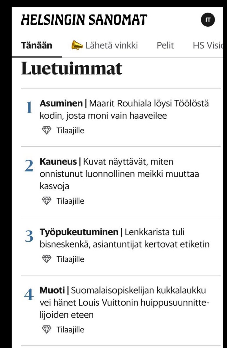 TuomasEnbuske's tweet photo. Kilpailu naistenlehtimarkkinoista on kovaa, mutta tämä uusi haastaja vaikuttaa minusta ihan mielenkiintoiselta https://t.co/BoaGeuQDkF