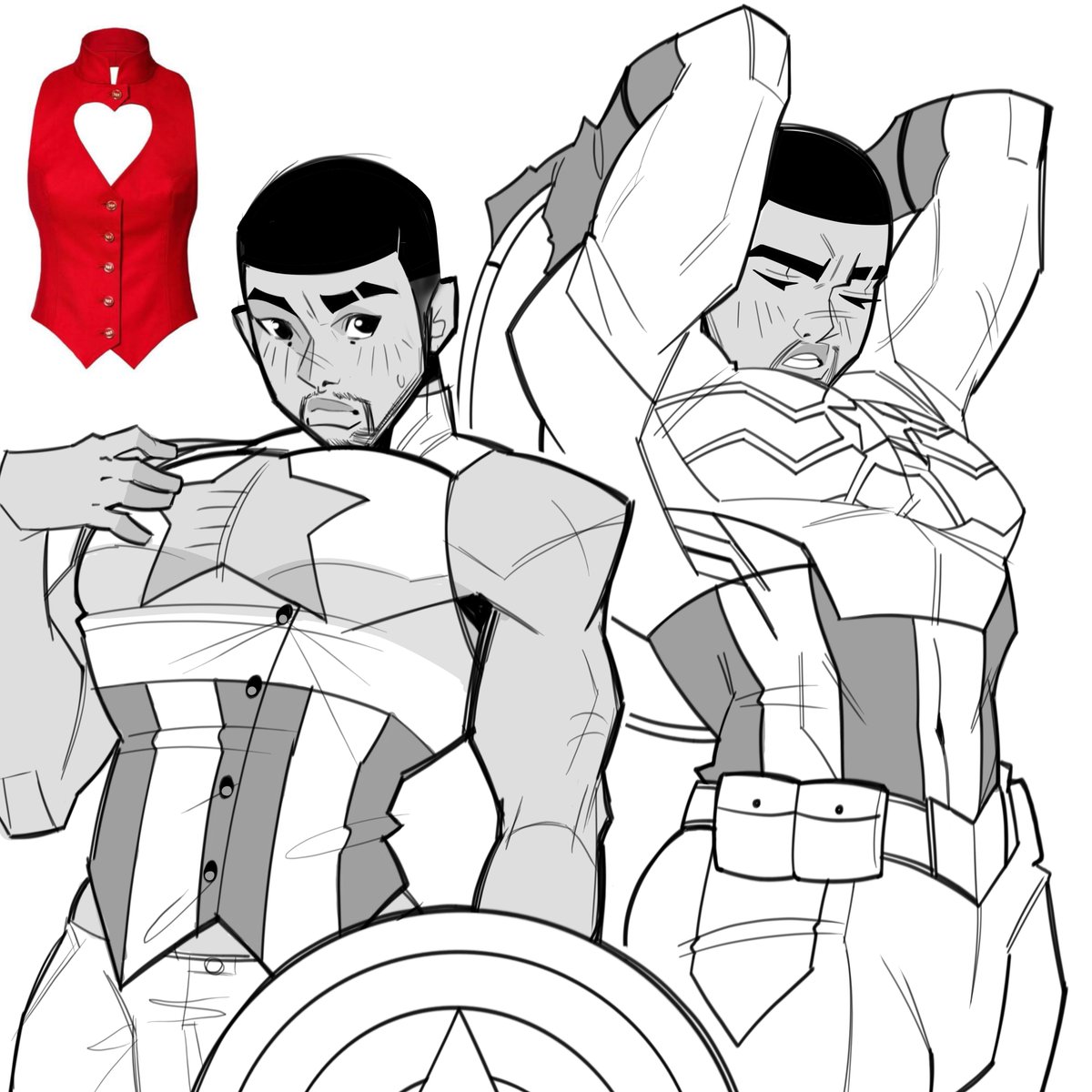RobinSyndrome's tweet photo. (WIP) God bless America! Yeeeeeesh!

#CaptainAmerica https://t.co/xIM1MIoHLm
