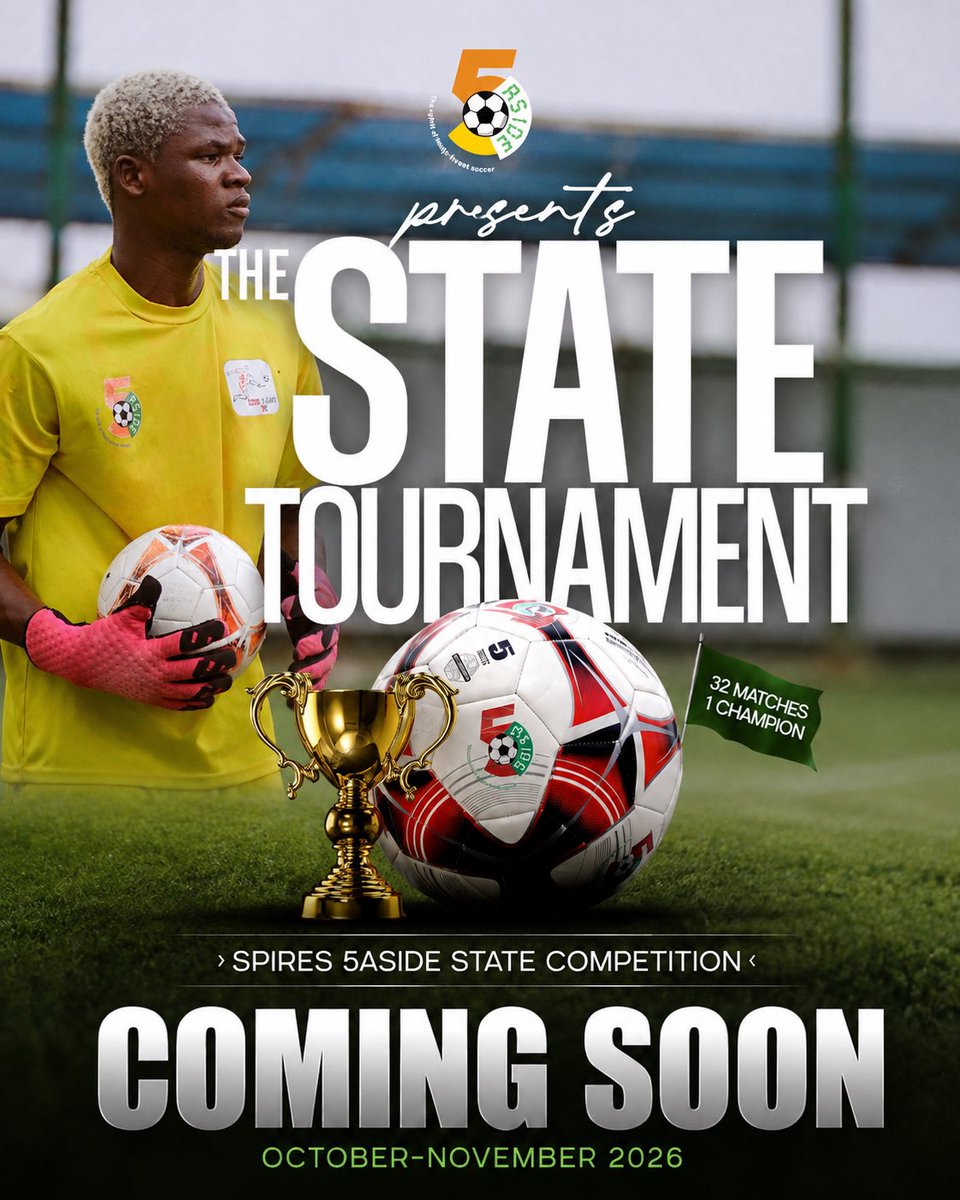 Spires5Aside's tweet photo. Who’s your goalkeeper to watch at the State Tournament? Drop their name below! 🧤⚽
#Spires5aside https://t.co/jfFNKdg9RH